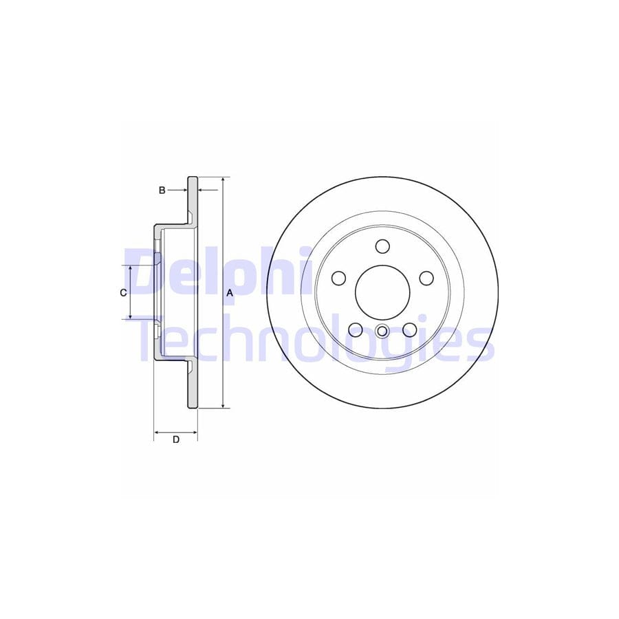 Delphi Bg4812C Brake Disc