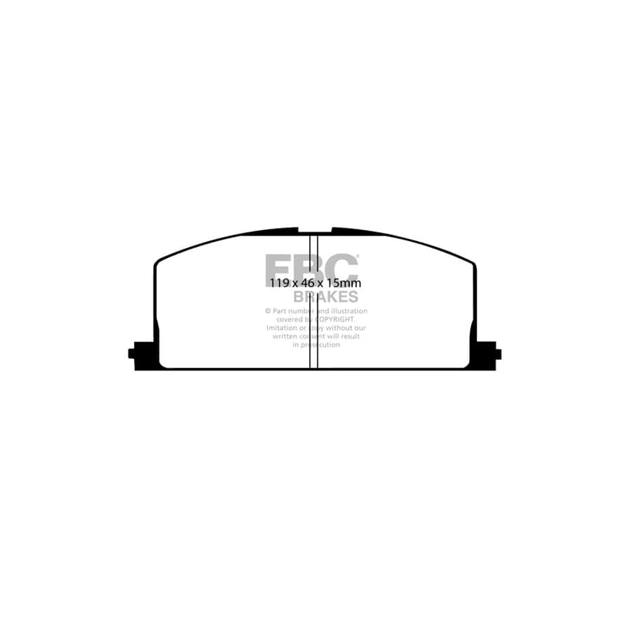 EBC PD06KF596 Toyota Greenstuff Front Brake Pad & USR Disc Kit (Inc. Sera & Starlet) 2 | ML Performance UK Car Parts