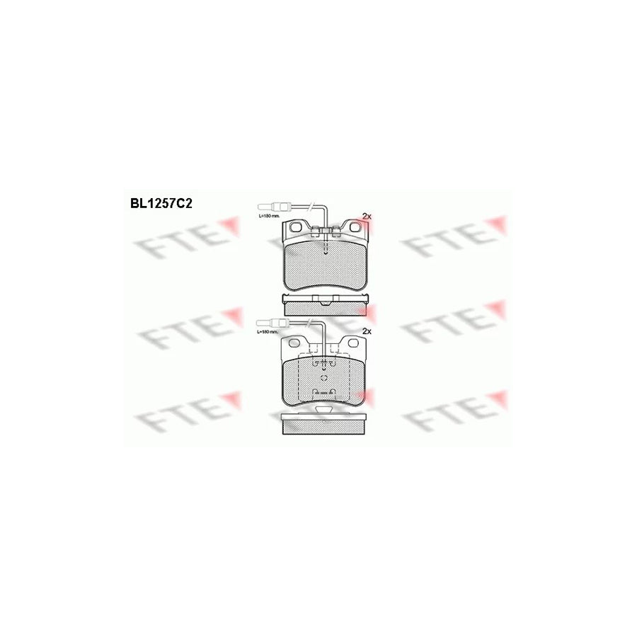 Fte BL1257C2 Brake Pad Set For CitroÃ«n Ax | ML Performance UK Car Parts