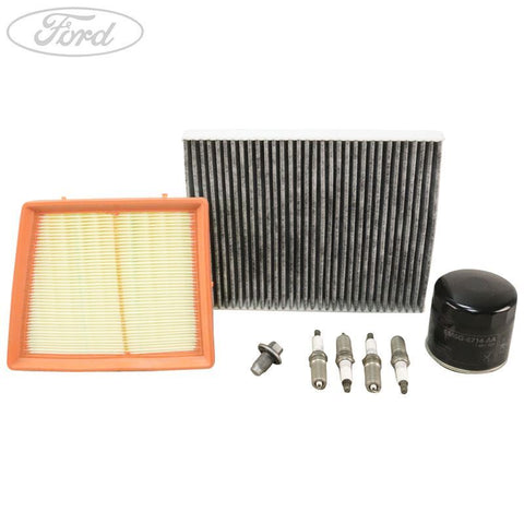 GENUINE FORD 2342345 FIESTA 5 SERVICE KIT OIL AIR CABIN FILTER SPARK PLUG | ML Performance UK