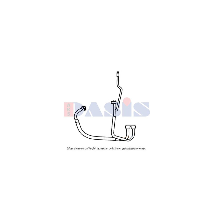 AKS Dasis 885843N High Pressure Line, Air Conditioning | ML Performance UK