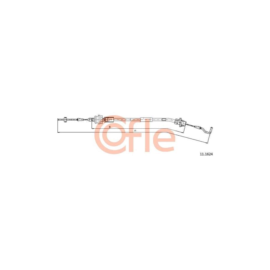 COFLE 11.1624 Throttle Cable for BMW 3 Saloon (E30) | ML Performance UK Car Parts