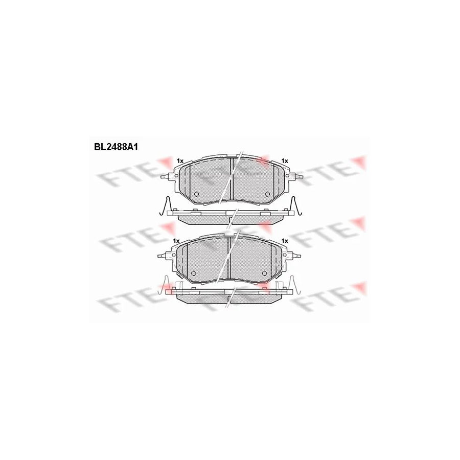 Fte 9010761 Brake Pad Set | ML Performance UK Car Parts