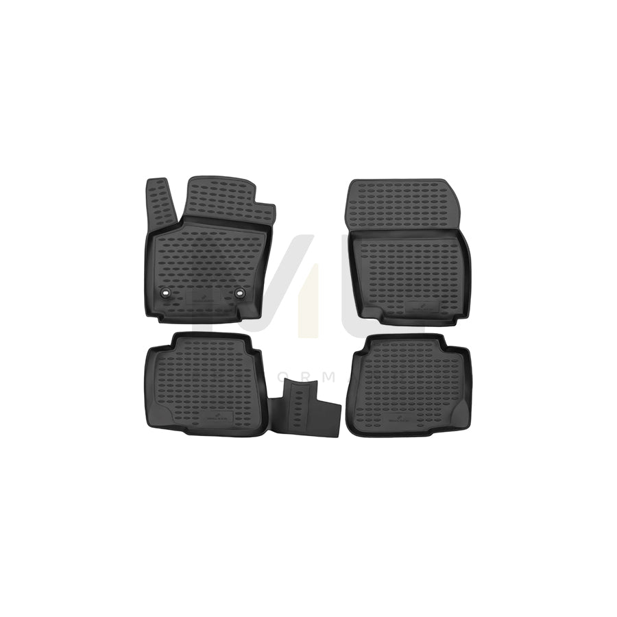 WALSER Tailored, XTR 75141 Floor mat set Elastomer, Front and Rear | ML Performance Car Parts