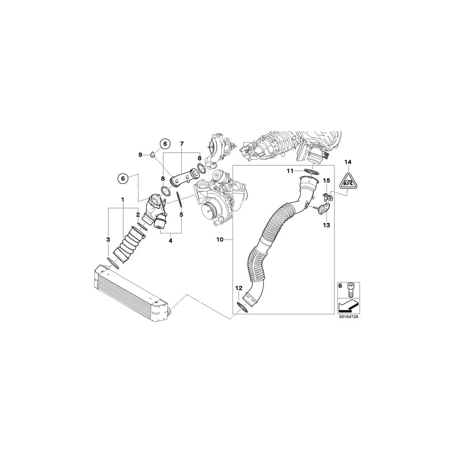 Genuine BMW 11657804867 E81 E82 E84 O-Ring 70X2 (Inc. 123d & X1 23dX) | ML Performance UK Car Parts