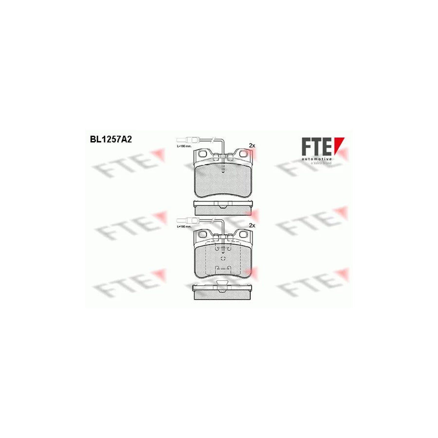 Fte BL1257A2 Brake Pad Set | ML Performance UK Car Parts