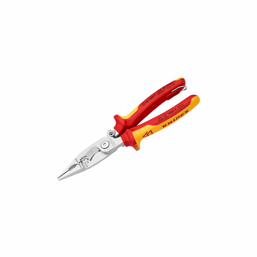 Knipex KPX1396200T Installation Pliers with Tether Point 200mm | ML Performance UK