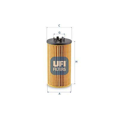 UFI 25.257.00 Oil Filter