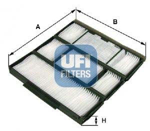 UFI 30.817.00 Air Filter For Volvo 164 Saloon