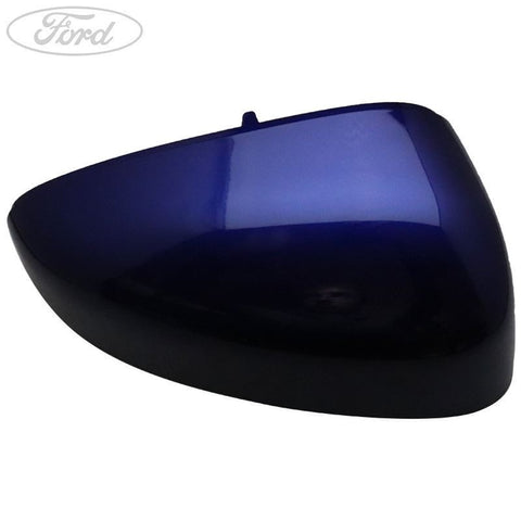 GENUINE FORD 1863121 TRANSIT COURIER O/S DOOR MIRROR COVER DEEP IMPACT BLUE MET | ML Performance UK