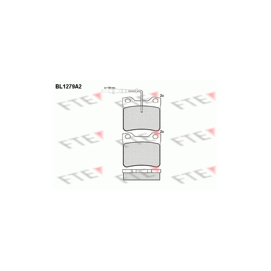 Fte BL1279A2 Brake Pad Set | ML Performance UK Car Parts