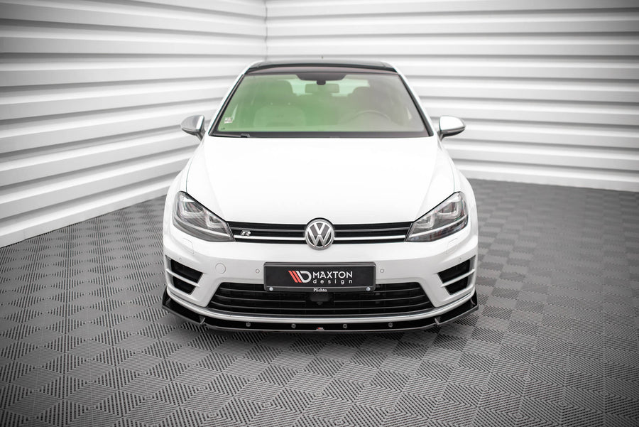 Maxton Design Volkswagen Golf R MK7 Front Splitter V.4