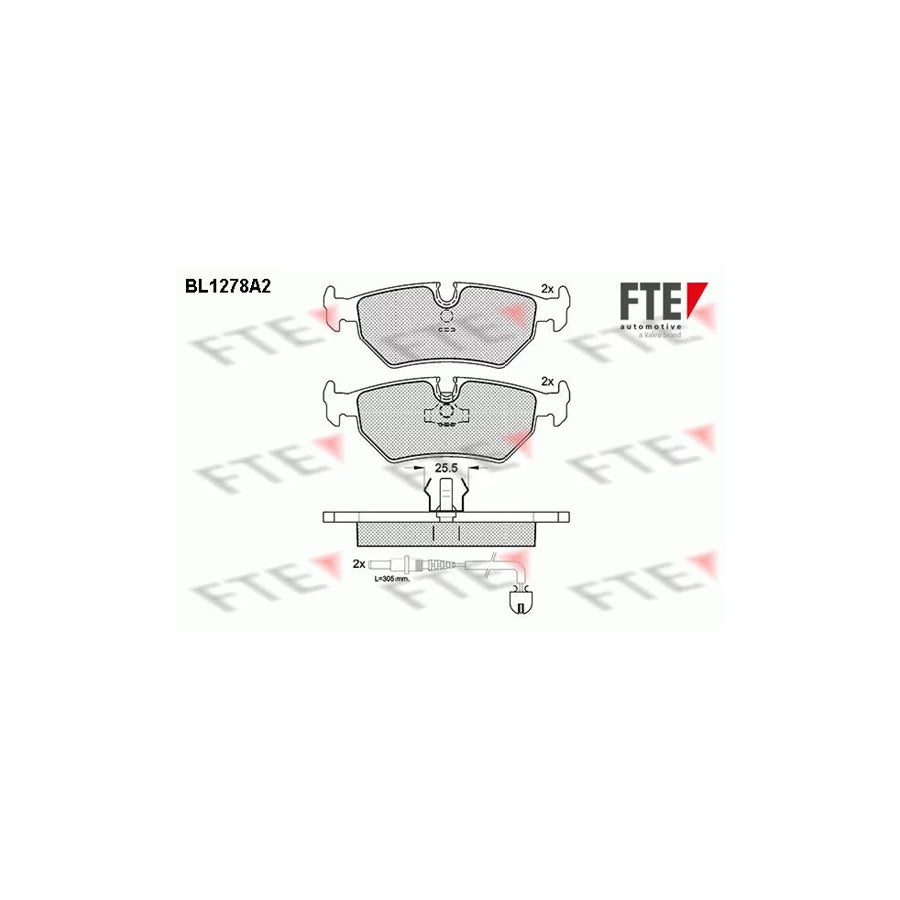 Fte BL1278A2 Brake Pad Set | ML Performance UK Car Parts