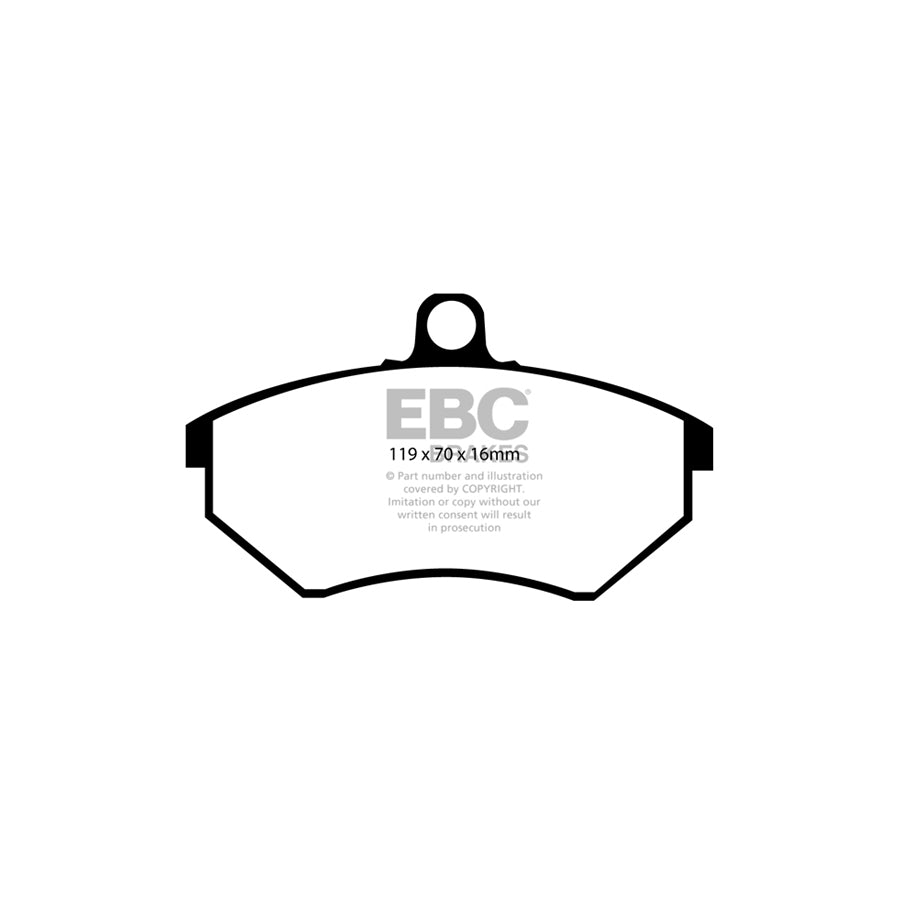 EBC PD13KF672 VW Mk3 Yellowstuff Front Brake Pad & GD Disc Kit - Girling/TRW Caliper (Inc. Golf Mk3 & Vento) 2 | ML Performance UK Car Parts