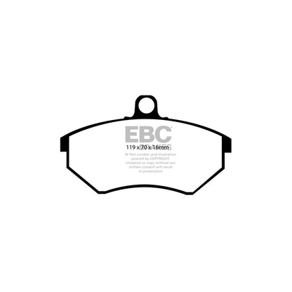 EBC PD13KF672 VW Mk3 Yellowstuff Front Brake Pad & GD Disc Kit - Girling/TRW Caliper (Inc. Golf Mk3 & Vento) 2 | ML Performance UK Car Parts