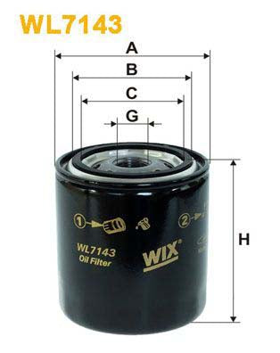 WIX Filters WL7143 Oil Filter