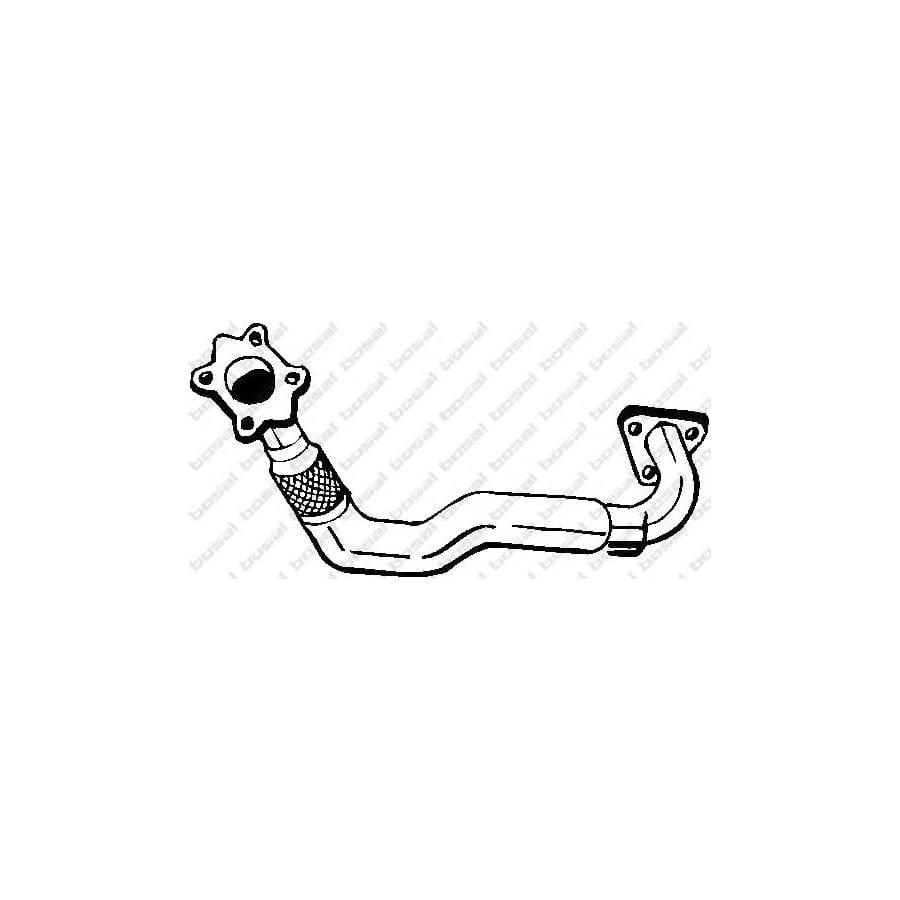 Bosal 753-319 Exhaust Pipe For Vw Transporter