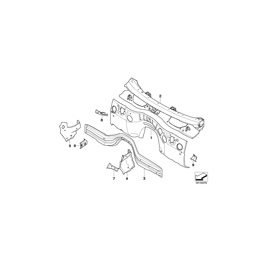 Genuine BMW 41127157725 E90 E88 E91 Bracket For Accelerator Pedal Module (Inc. M Coupé) 1 | ML Performance UK Car Parts