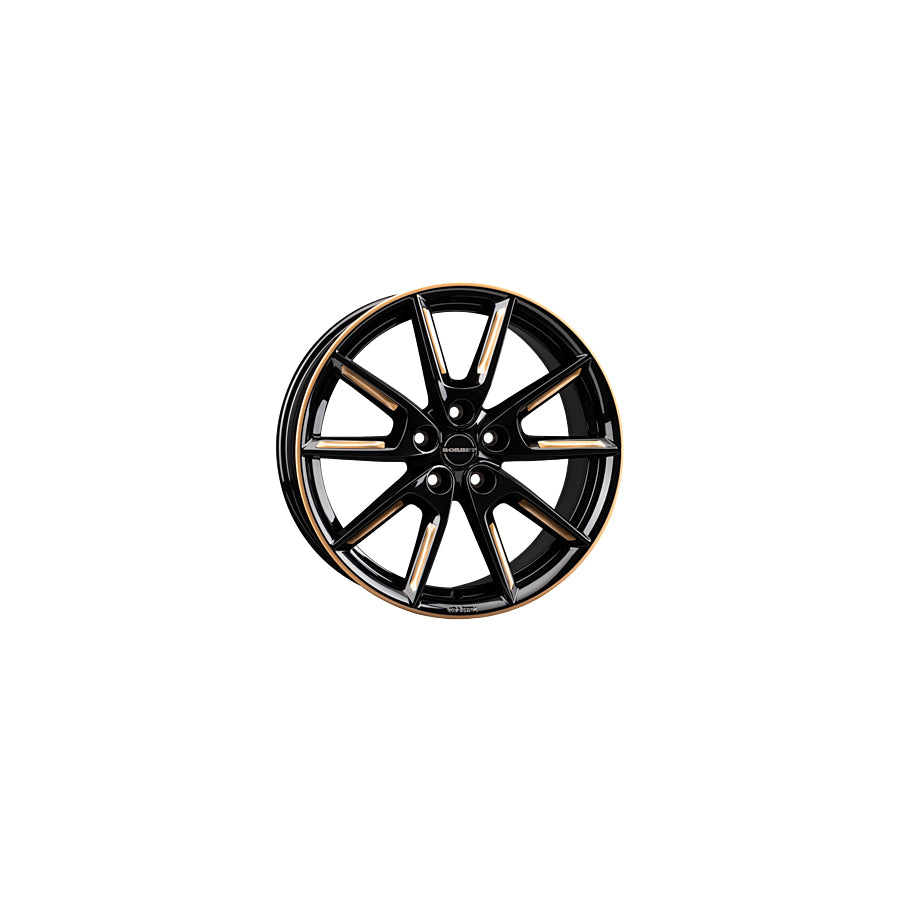 Borbet LX19 8x19 ET50 LX19 80950112566,5BGGSR Black Glossy Gold Spoke Rim Wheel | ML Performance UK Car Parts