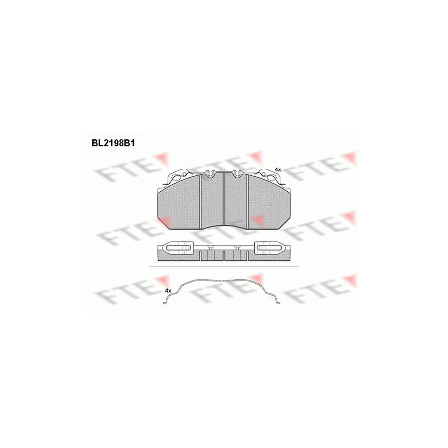 Fte BL2198B1 Brake Pad Set | ML Performance UK Car Parts