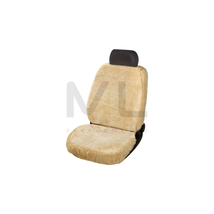 WALSER Monette 20009 Car seat cover Beige, Sheepskin, Driver side | ML Performance Car Parts