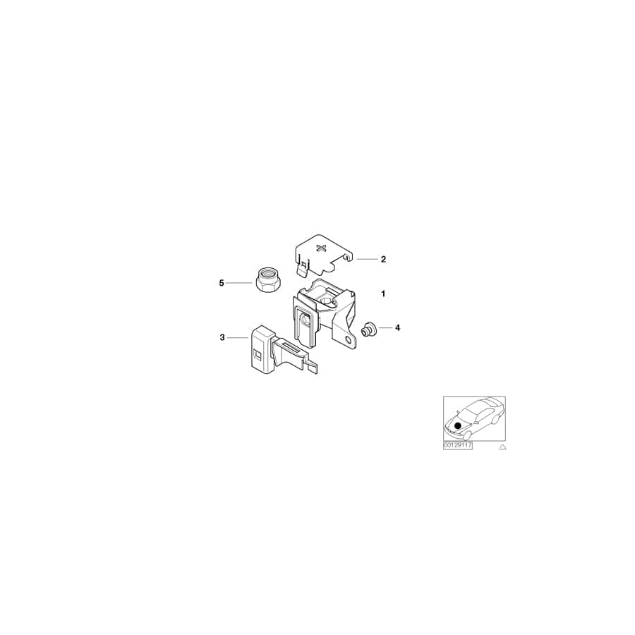 Genuine BMW 61138385157 E46 E83 Base B+ 2 POL. (Inc. 320td, 316i & 318Ci) | ML Performance UK Car Parts