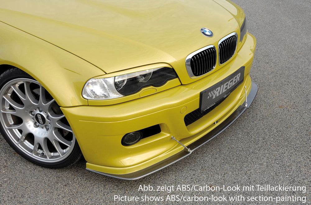 Rieger 00099517 BMW E46 Front Splitter 2 |ML Performance UK Car Parts