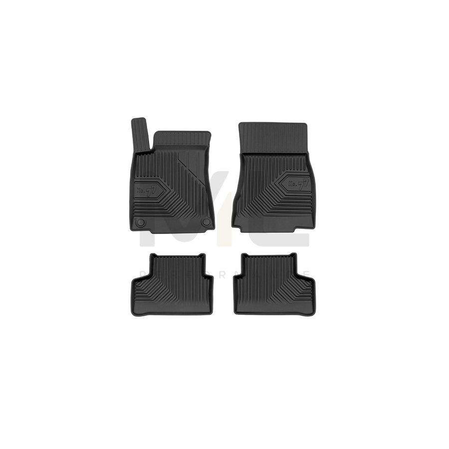 FROGUM Tailored, No.77 77409927 Floor mat set Elastomer, Front and Rear, Quantity: 4, Black | ML Performance Car Parts