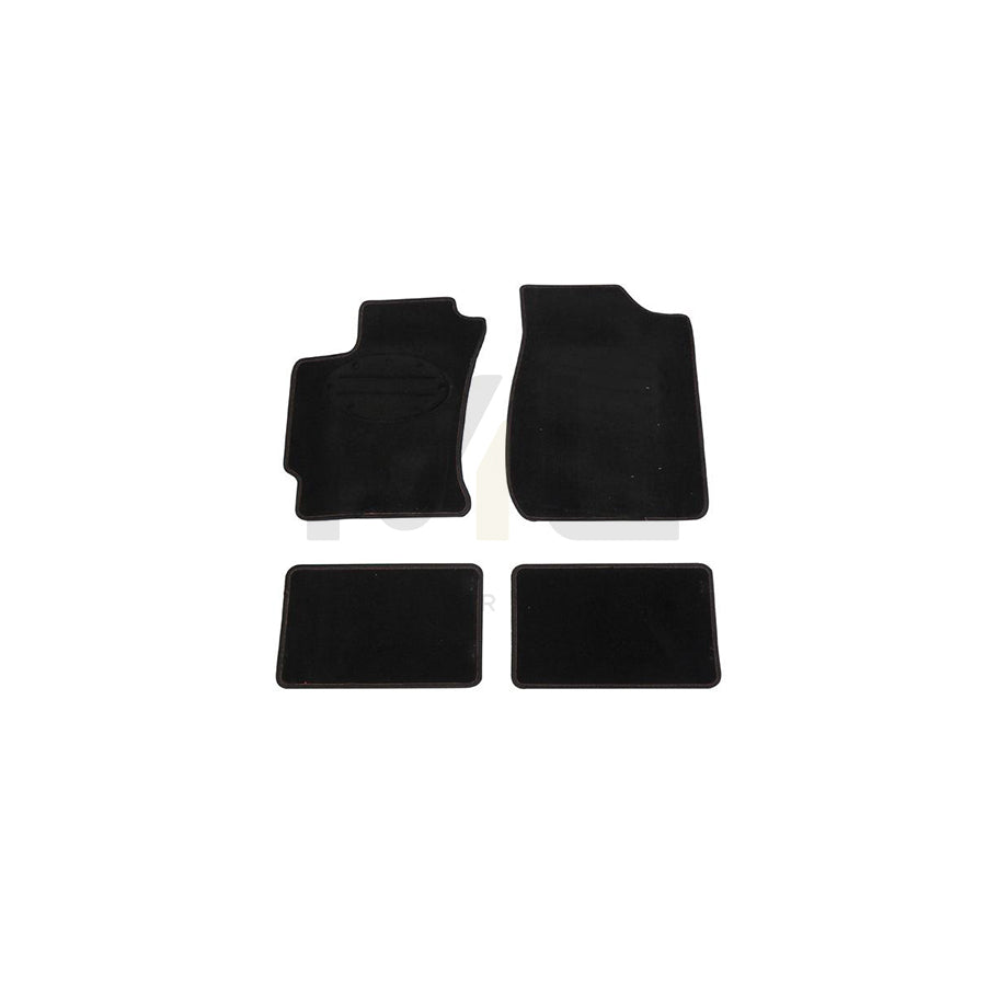 CARPOINT 0320841 Floor mat set Polyester, PP (Polypropylene), Front and Rear, Quantity: 4, Black | ML Performance Car Parts