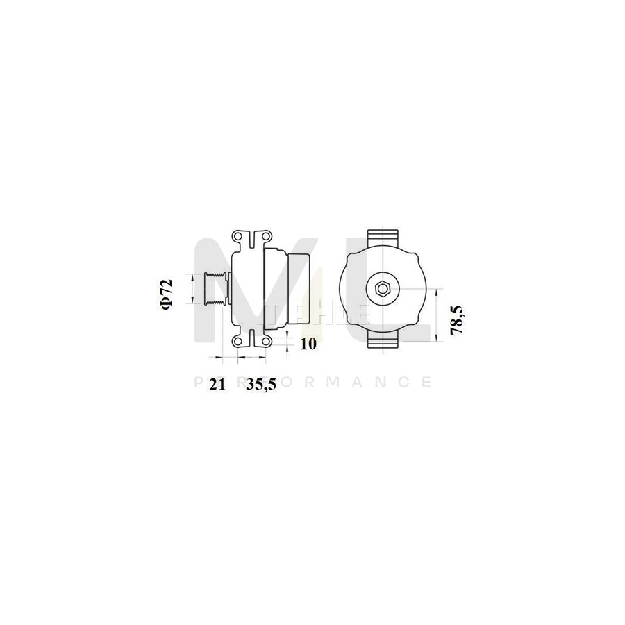 MAHLE ORIGINAL TX 179 89D Engine thermostat Opening Temperature: 89��C, with seal | ML Performance Car Parts