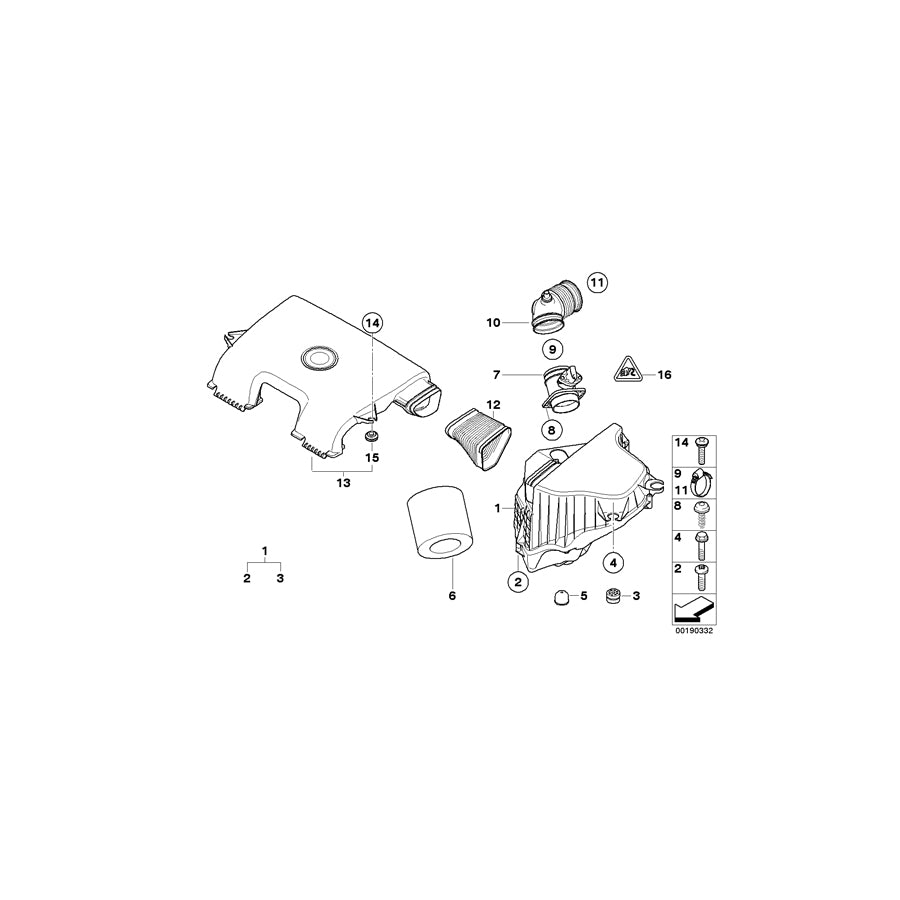 Genuine BMW Mini 84137007031 RR1 Torx-Bolt For Plastic Material ISA L=22mm (Inc. X5 40dX) | ML Performance UK Car Parts