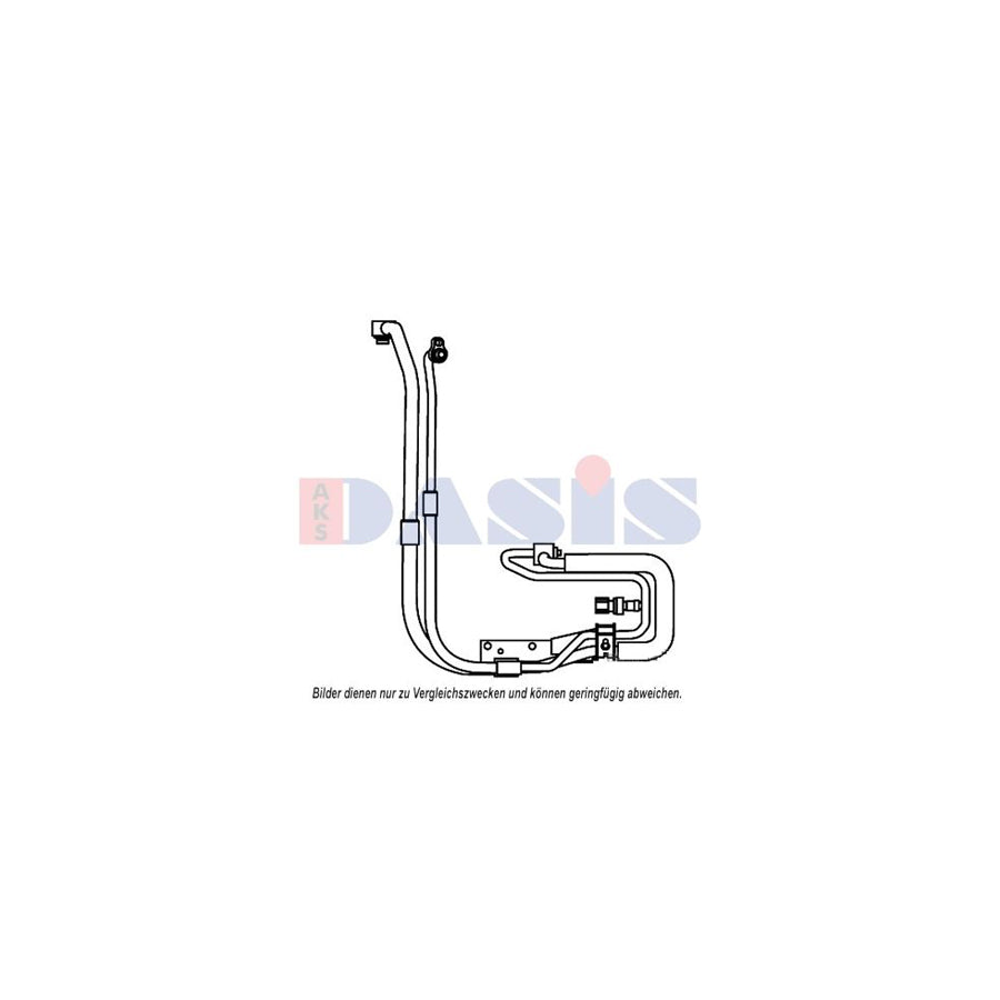 AKS Dasis 885849N High Pressure Line, Air Conditioning For Ford Transit | ML Performance UK