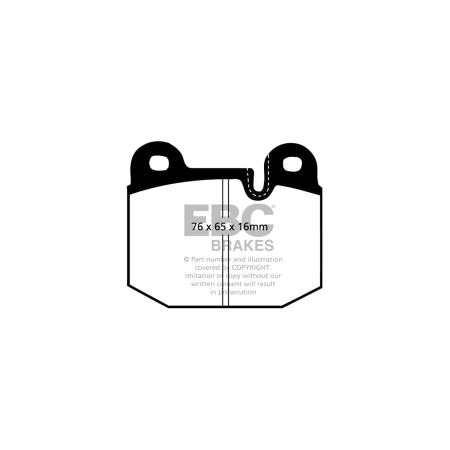 EBC PDKF232 BMW E21 Ultimax Front Brake Pad & Plain Disc Kit 2 | ML Performance UK Car Parts