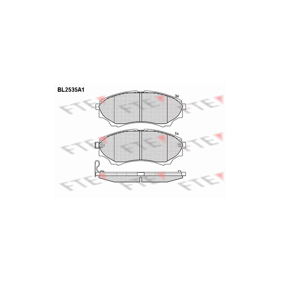 Fte 9010787 Brake Pad Set | ML Performance UK Car Parts