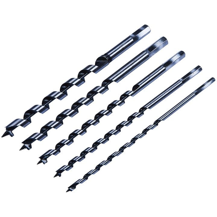 Amtech 5pcs. Auger Bit Set (6, 8, 10, 12, 14mm) | ML Performance DIY & Power Tools