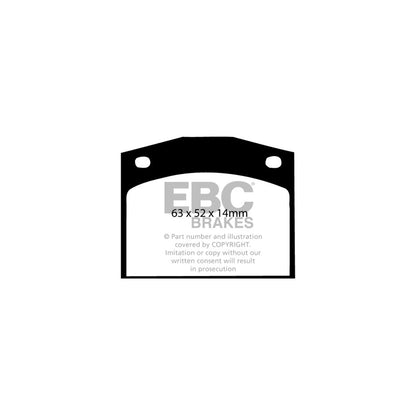 EBC DP238 Honda Nissan Ultimax Front Brake Pads (Inc. Civic & Silvia) 2 | ML Performance UK Car Parts