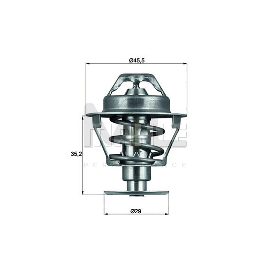 MAHLE ORIGINAL TX 18 71D Engine thermostat Opening Temperature: 71��C, with seal | ML Performance Car Parts