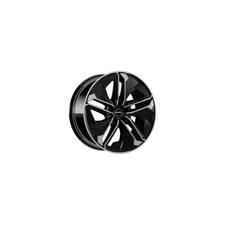 Borbet TX 9x21 ET35 TX 902135120564,1BPG Black Glossy Polished Wheel | ML Performance UK Car Parts