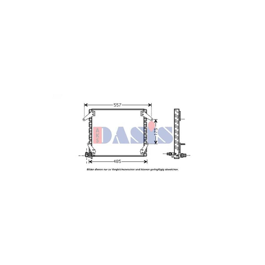 AKS Dasis 072230N Air Conditioning Condenser | ML Performance UK