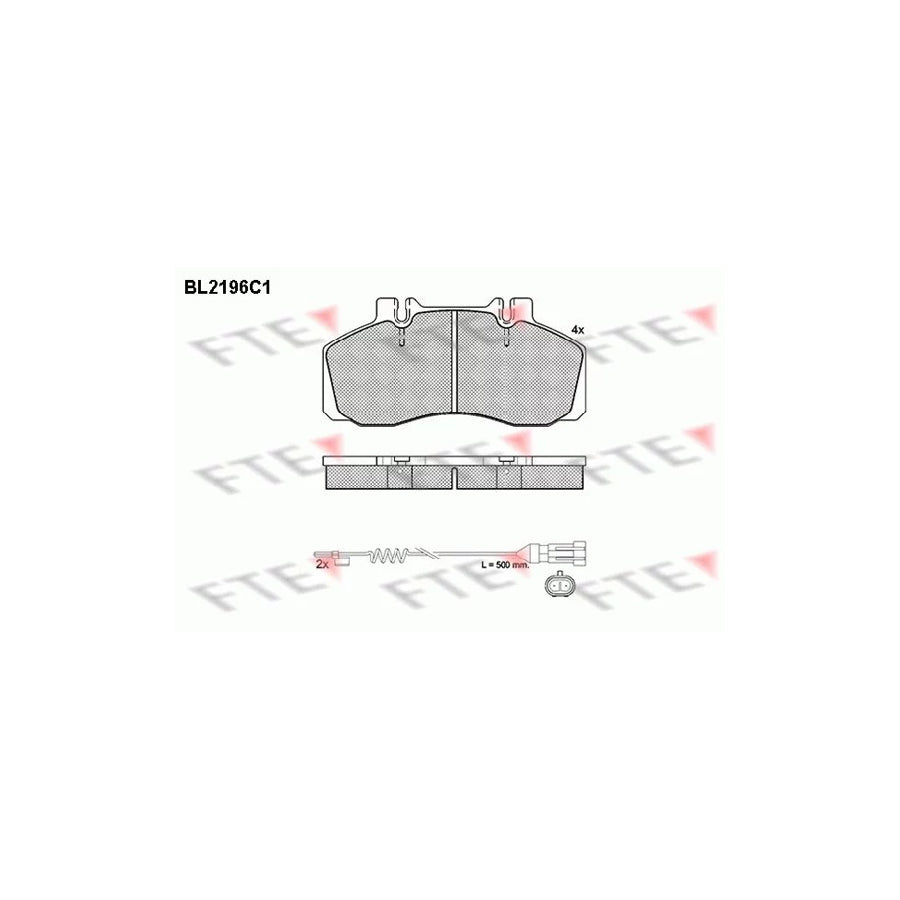 Fte BL2196C1 Brake Pad Set | ML Performance UK Car Parts