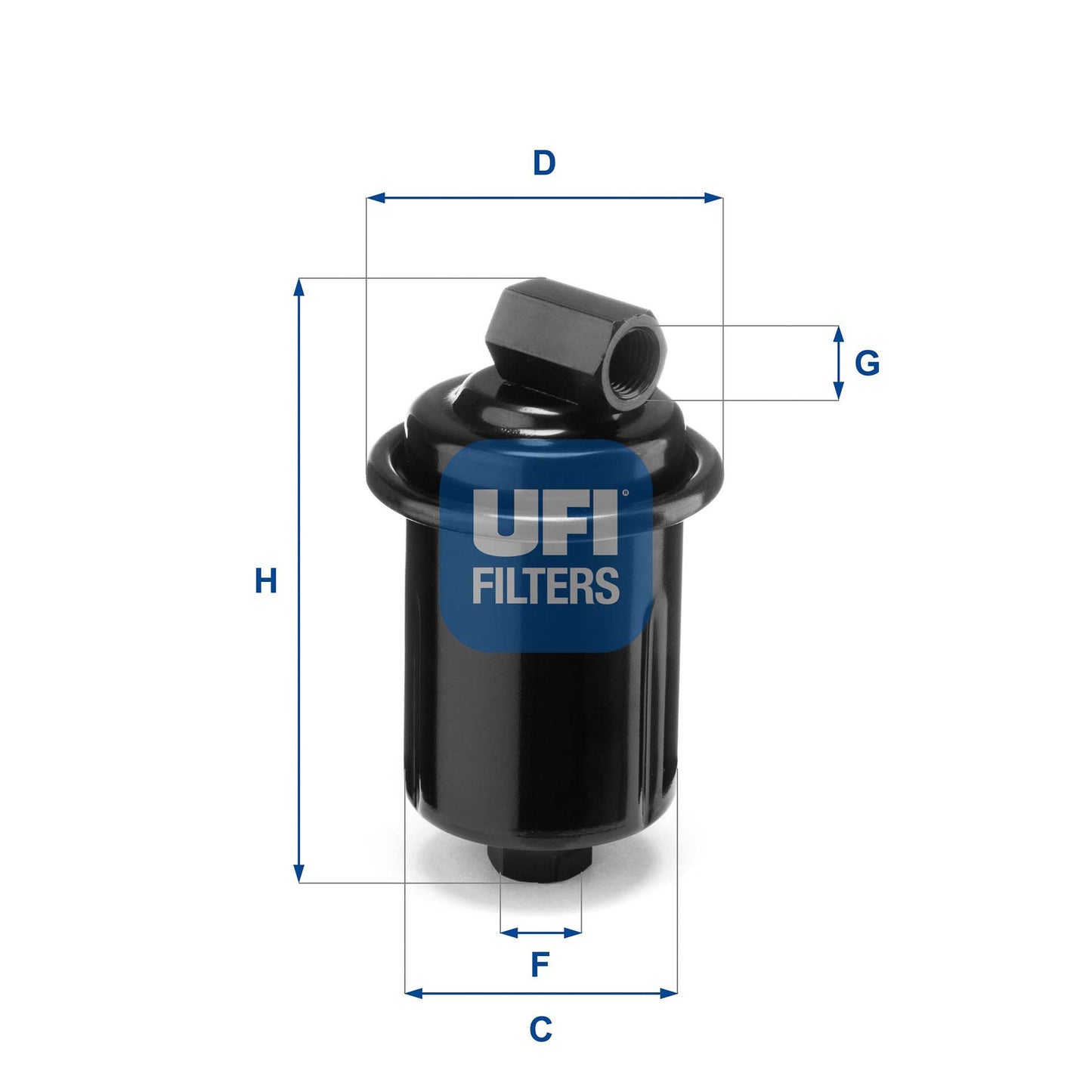 UFI 31.749.00 Fuel Filter For Hyundai Amica / Atoz (Mx)