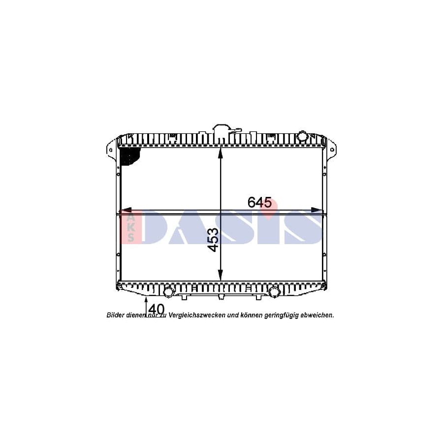 AKS Dasis 072310N Engine Radiator | ML Performance UK