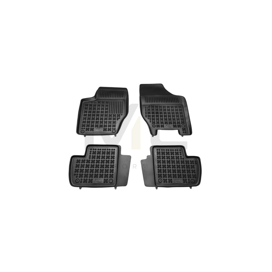 REZAW PLAST 201303 Floor mat set for PEUGEOT 308 Elastomer, Front and Rear, Quantity: 4, Black | ML Performance Car Parts