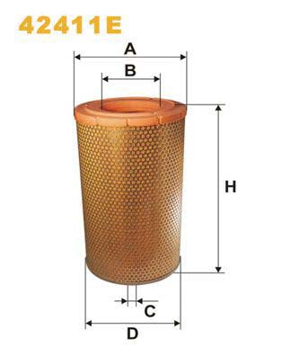 WIX Filters 42411E Air Filter