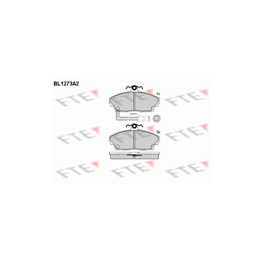 Fte BL1273A2 Brake Pad Set | ML Performance UK Car Parts