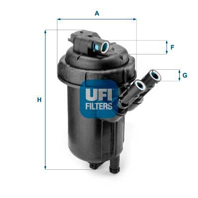 UFI 55.114.00 Fuel Filter