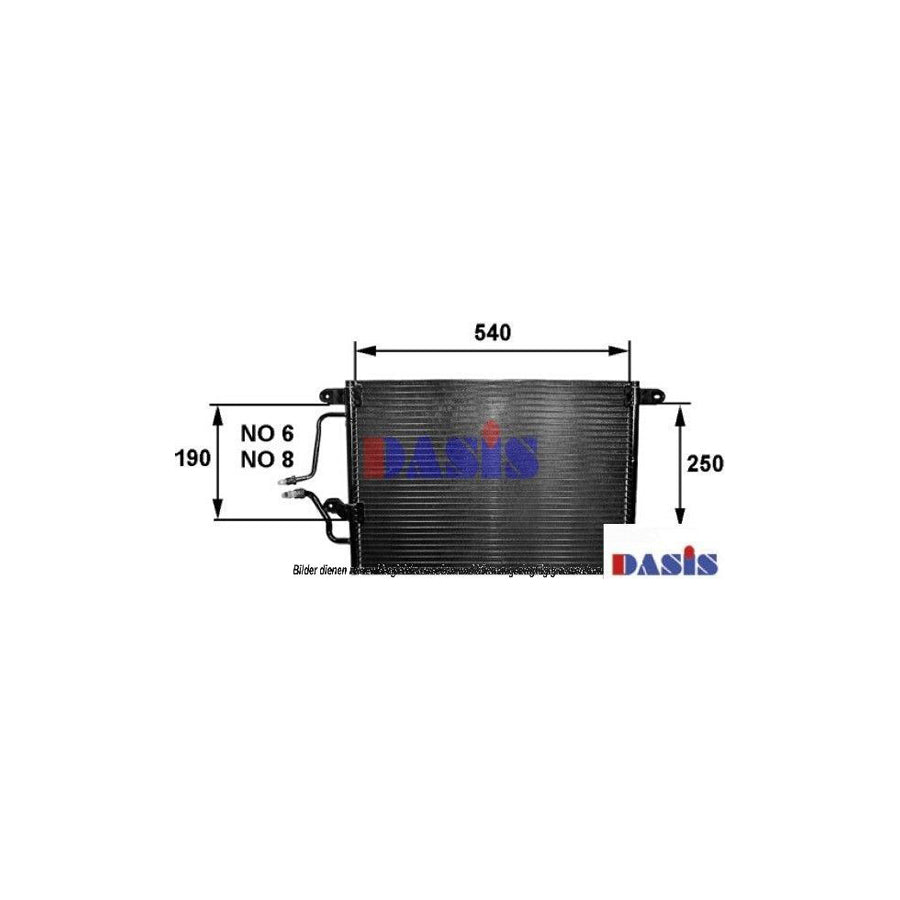 AKS Dasis 182260N Air Conditioning Condenser | ML Performance UK