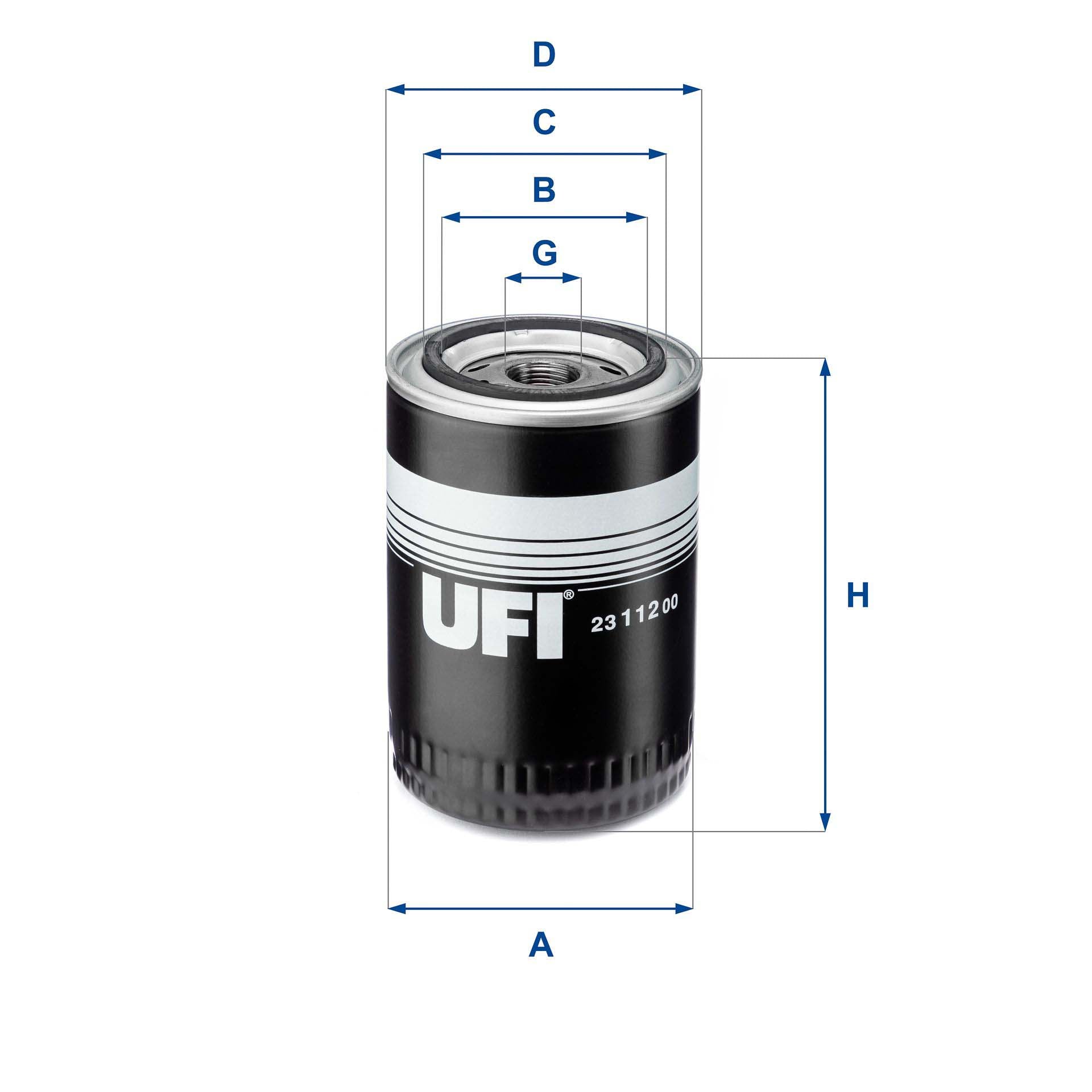 UFI 23.112.00 Oil Filter