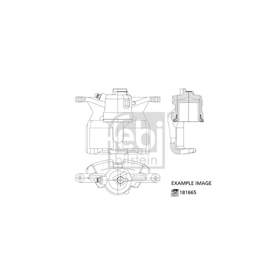 Febi Bilstein 181665 Brake Caliper