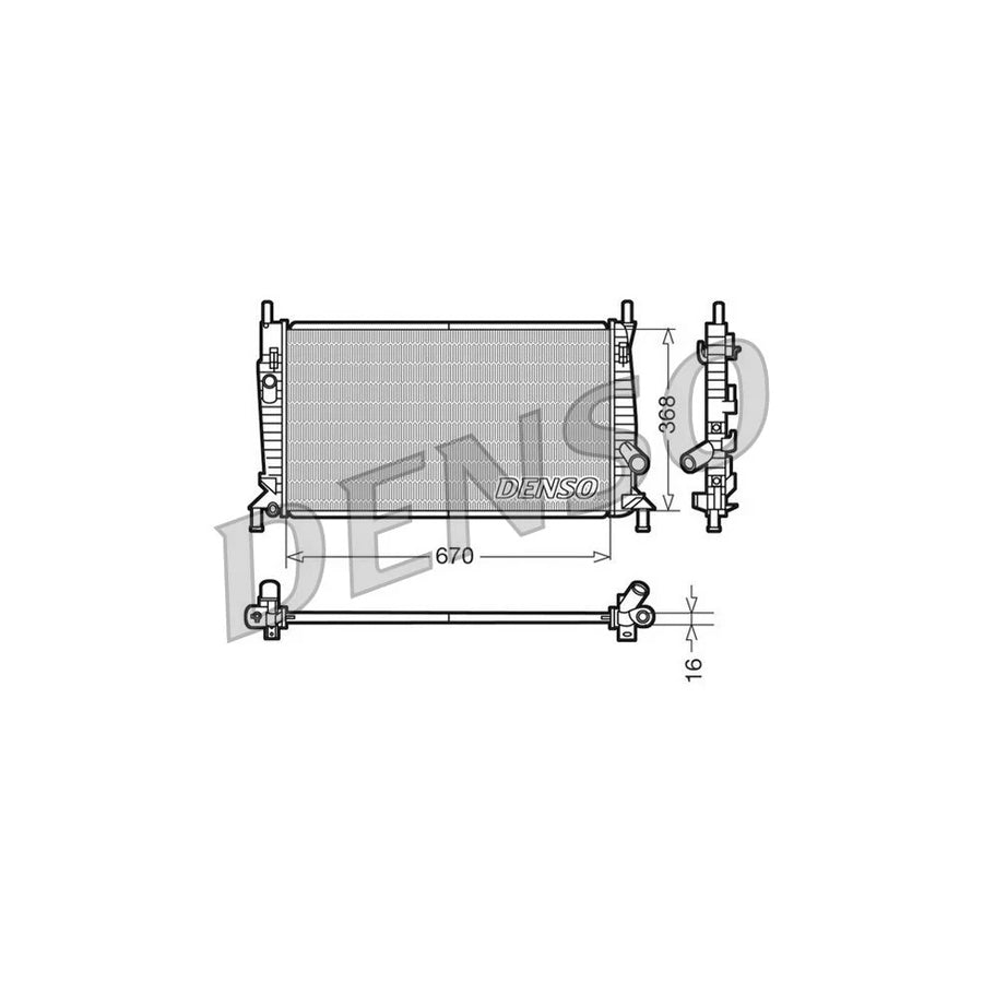 Denso DRM10075 Drm10075 Engine Radiator | ML Performance UK